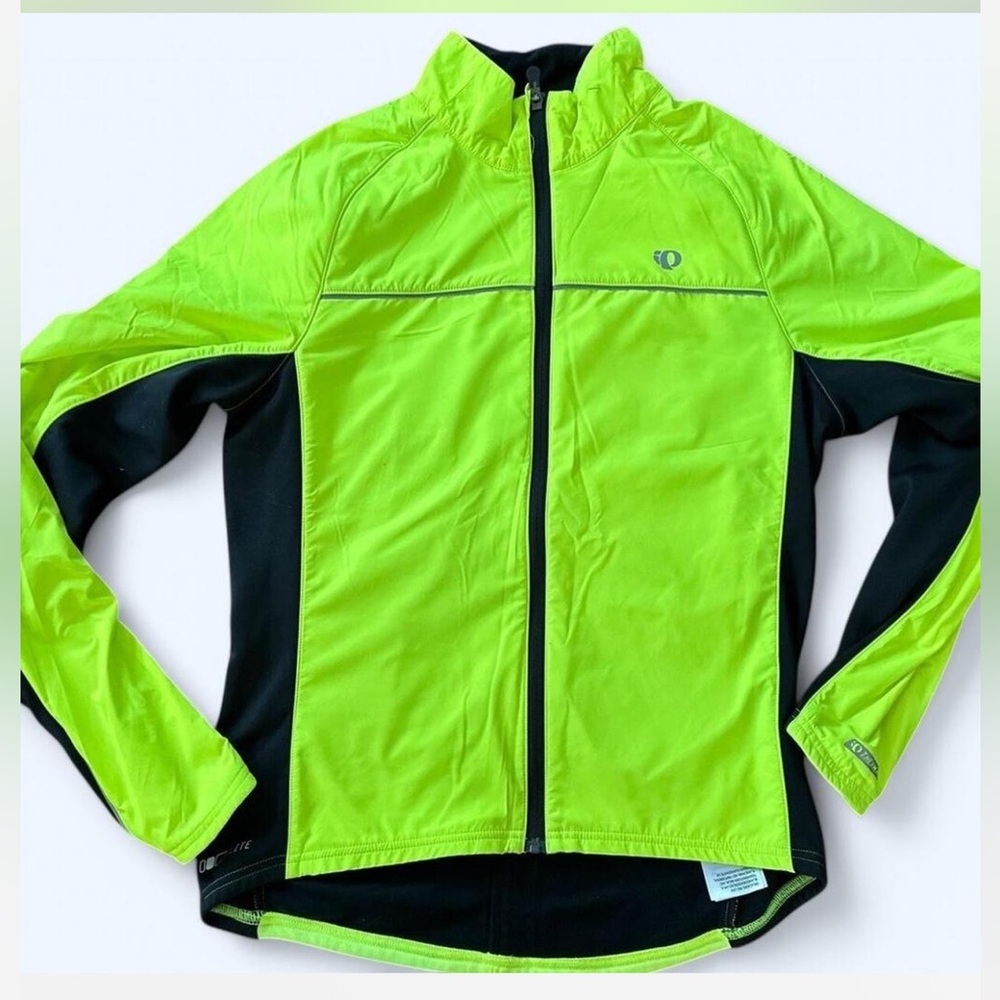 Pearl Izumi Neon Yellow and Black Cycling Jacket